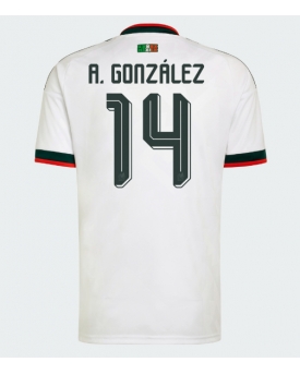 Billige Fotballdrakt Mexico Armando Gonzalez #14 Replika Bortedrakt VM 2026 Kortermet Billige Fotballdrakt Mexico Armando Gonzalez #14 Replika Bortedrakt VM 2026 Kortermet